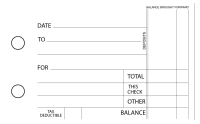 Granite Standard Invoice Business Checks | BU3-CDS16-SNV